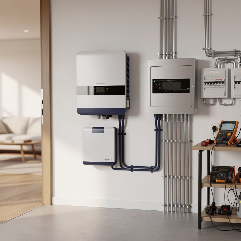 Integration Solartechnik Hauselektronik – Bechtold Solar-Technik GmbH
